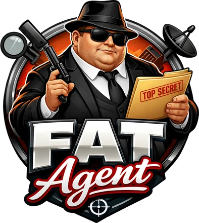 FAT Agent holding a folder stamped top secret